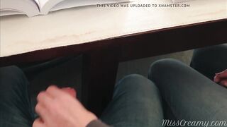 Professor Jerks off a College Girl's Penis into University Classroom