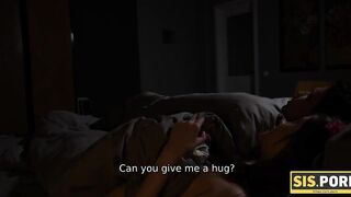 SIS. PORN. Slim comes to stepbrothers bedroom provoking forbidden mid