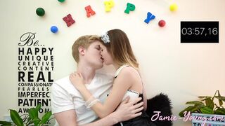 10 Minutes Make Out Challenge!! Jamie Young
