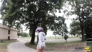 HUNT4K. Bombshell roller skater needs cash and is ready to screwed for them