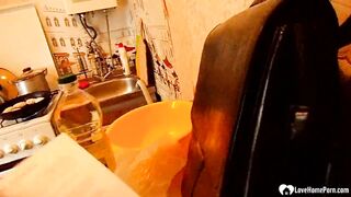 cougar cheats on her hubby with the postman