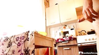 cougar cheats on her hubby with the postman