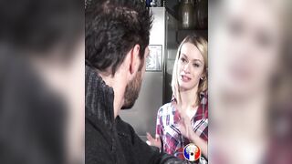 Alexia se fait punir par le mec de sa mère