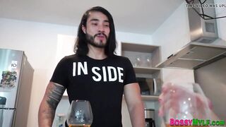 Mom into 3some gets huge hooters spermed