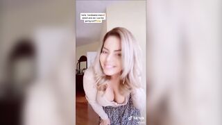 Tiktok (43) - Braless amateur flashing huge breasts seethrough