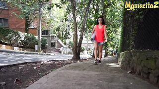 MAMACITAZ - Valery Garcia Huge Booty Hispanic Colombiana 19 Year Old Yoga