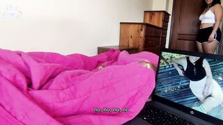 caught the roommate masturbating and plowed Me