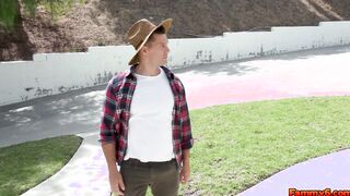 Exhibitionist Penelope Kay fucks everything!