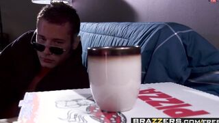 Huge Breasts Inside Uniform - one two three four Plowed me on the Toilet Floor tape starring Jenna Presley and Danny Mountain