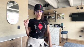 Casting Sex Interview with Big Titted Hispanic milf