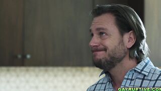 Hans Berlin cracks down Isaac Parker's butthole