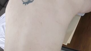 Sexsual 18 yo bookworm learns anatomy on a real huge dick
