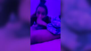 Caught my step sister inside my bed made her sick my dick (drink cum at the end)