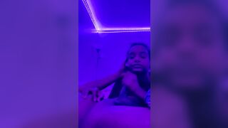 Caught my step sister inside my bed made her sick my dick (drink cum at the end)