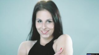 Antonia Sainz Takes Off Her Little Ebony Dress