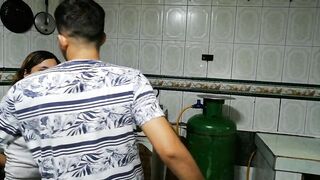 I fucked my cousin inside the kitchen while my family is not there.