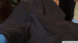 Straight guy gets shaved and fucked by barber