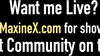 Insatiable Maxine X Fucks Snatch and Dick into Hardcore interracial