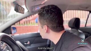 Fuck by a stranger after being robbed into the street