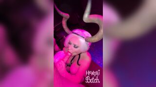 SUMMONED A LUSTFUL SUCCUBUS TO PLOWED HER INTO ALL HOLES