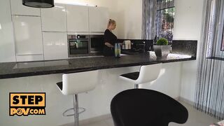 pov - Big Tit stepmom Kayla Green riding your rough penis