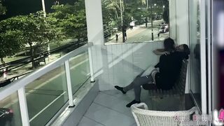 BUSTED! Anne Bonny Caught Fucking on Balcony by Police!
