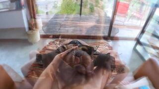 point of view Gf Step Sisters Makes Him Cum KINKY!