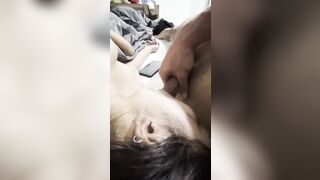 Thai girls Cum inside moutn