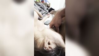 Thai girls Cum inside moutn