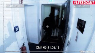 Freaky Hostel - at this Hotel 19 Year Older Goddess Gets long african cock from Room
