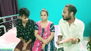 Beauty Mom Aunty shared! Hindi latest 3 way sex
