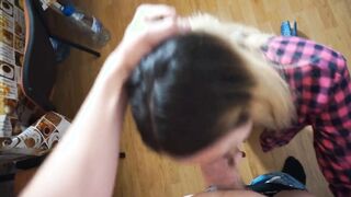 Blow Penis, having fun inside the kitchen inside flower until i squirt