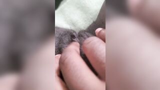 Rubbing my cunt till I cum