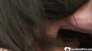 Astonishing beauties into fishnets experiment with oral