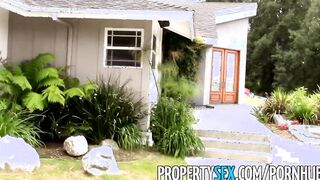 PropertySex - Filthy goddess Blonde Real Estate Agent makes Sex Sex Tape