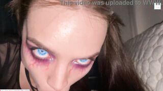 Vampire skank get Bae and thick cummed inside her mouth