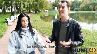 HUNT4K. Bombshell offer muff to man cause boyfriend is poet