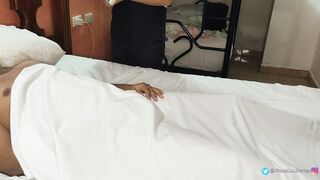 Greedy nurse likes to plowed with her patients inside the