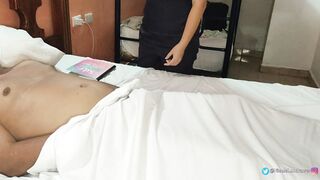 Greedy nurse likes to plowed with her patients inside the
