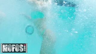 MOFOS - Latina Abella Danger and her bff squirt by the pool