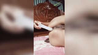 Cutie cunt with mouth masturbating and asshole Enjoying