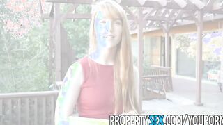 PropertySex - Red Bj real estate agent fucks her client