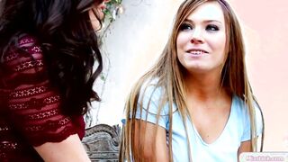 Busty teen get handson oral from stepmom