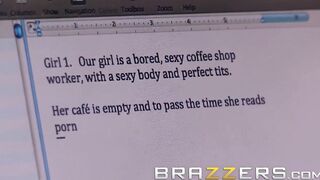 BRAZZERS - Slutty Barista Samantha Saint Getting Screwed by Johnny Sins