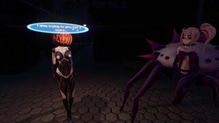 Halloween Night with Monster Girls [4K, 60FPS, 3D Cartoon Game,