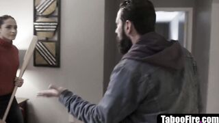 goddess dark haired banged rough by her stalker