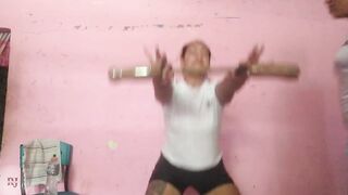 doing a little cardio with michell