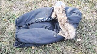 Big Titted cougar's jacket soak with squirt and cum covered