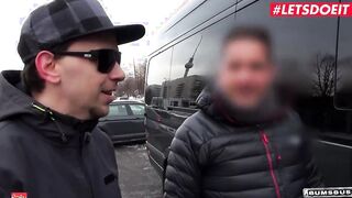 BUMS BUS Rough Sex On The Van With Bae 19 Yo