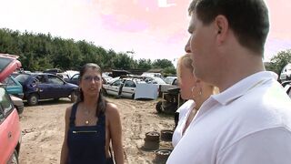 German Nasty Cougar by the mechanic on duty #2